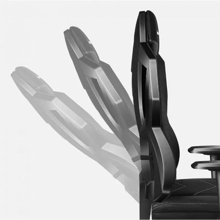 Huzaro Combat 6.2 Juoda RGB Žaidimų Kėdė