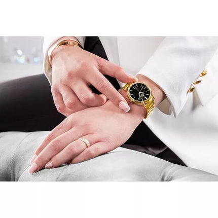 Giewont Sapphire Gold Black Women's Watch GW2360-B3