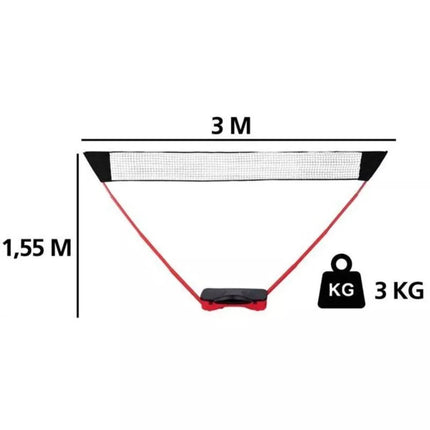 DONNAY 5-IN-1 BEACH AND GARDEN BADMINTON SET