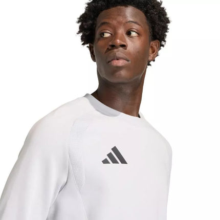 Men's adidas Tiro 26 Travel Crew sweatshirt white KD3323