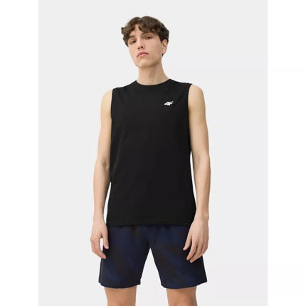 Men's sleeveless shirt (SET OF 3 T-SHIRT) 4F 4FWSS25TSLEM288-90S