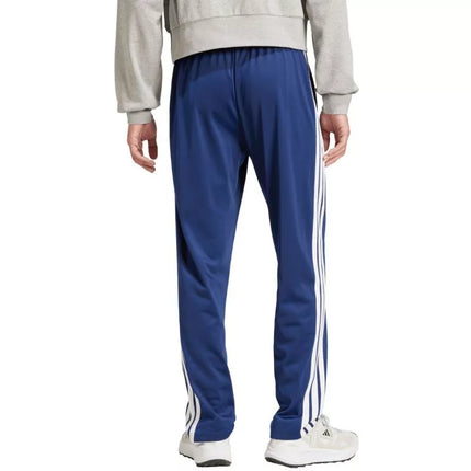Men's adidas 3-Stripes Tricot Regular Fit Open Hem Pants Blue JI8803