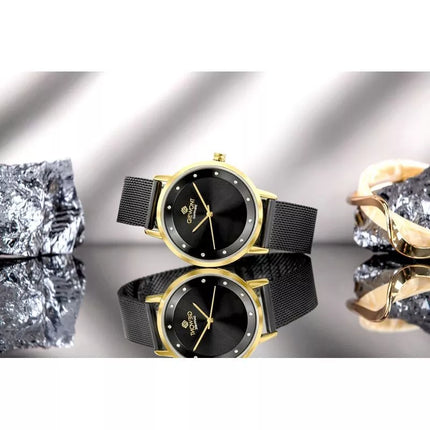Giewont Sapphire Gold Black Women's Watch GW4130-B4