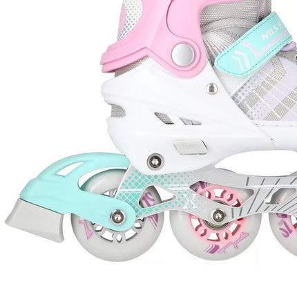 NH18192 4in1 PINK SIZE S(29-33) ROLLER SKATING WITH HOCKEY SLEEVE NILS EXTREME