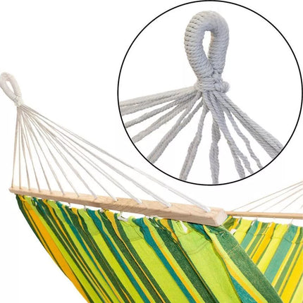 GARDEN HAMMOCK FOR 2 PEOPLE 200X150CM WITH SPREADER 1052724