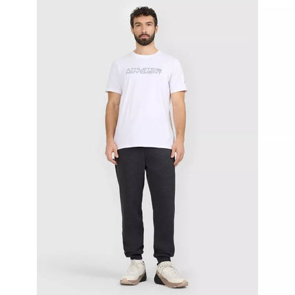 Men's regular printed T-shirt 4F 4FRAW25TTSHM3384-10S