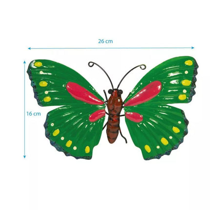DEKORATYVINIS DRUGELIS 26CM ŽALIAS