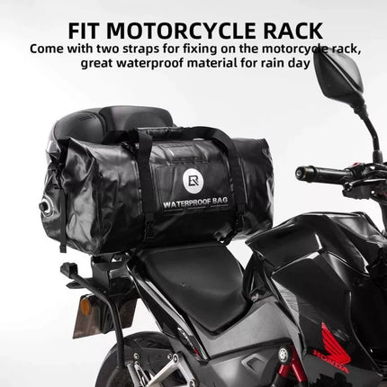Rockbros AS-005BK vandeniui atsparus juodas motociklo krepšys