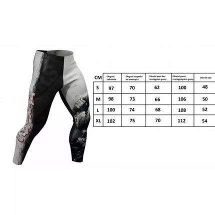 MFC DARK SIDE "WARRIOR" Vyriški ilgos leginsai