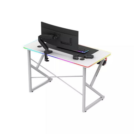 Huzaro Hero 1.7 RGB Balta žaidimų stalas