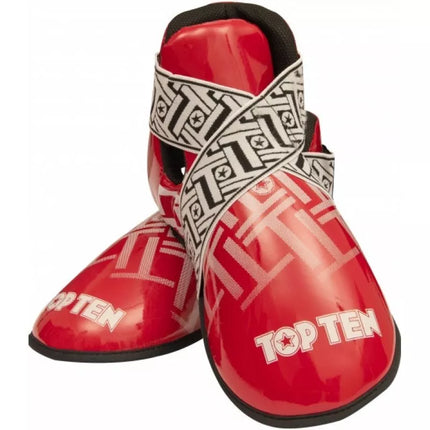 TOP TEN OSTT-PU "SUPERLIGHT PRISM" Foot Protectors (WAKO APPROVED)