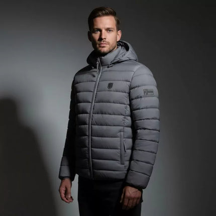 Geographical Norway men's jacket AMIGOTAL HOOD DB DGREY MEN 233 DARK GRAY (WZ5179H/GN-GRIS FONCÉ)