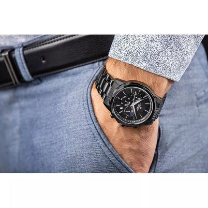 Men's Watch Giewont Chronograph Sapphire Black GW9460-B1