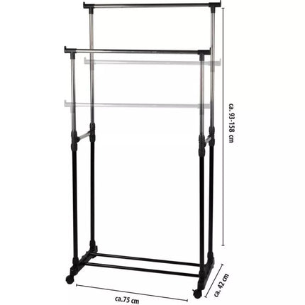 Drabužinės pakaba 75x42x93-158CM ALPINA