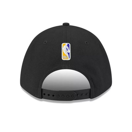 New Era 9FORTY Los Angeles Lakers NBA Team M-Crown Black Snapback Cap - 60755479
