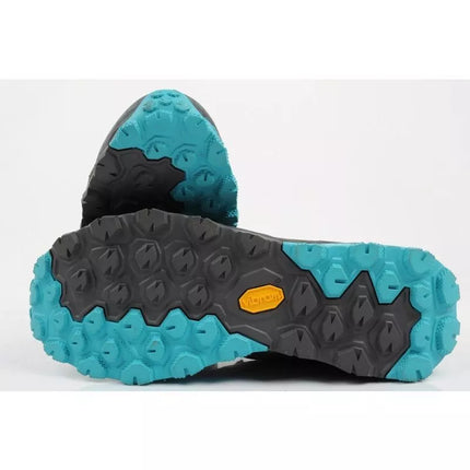 Aku Flyrock Gore-Tex moteriški patvarūs pilkai mėlyni trekingo sportiniai batai