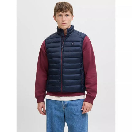 Jack&Jones vyriška liemenė JJEBRADLEY LIGHT BODYWARMER COLLAR NOO 12280973 SKY CAPTAIN