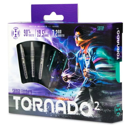 Harrows The Tornado 2 Dartai 90% Softip HS-TNK-000013351