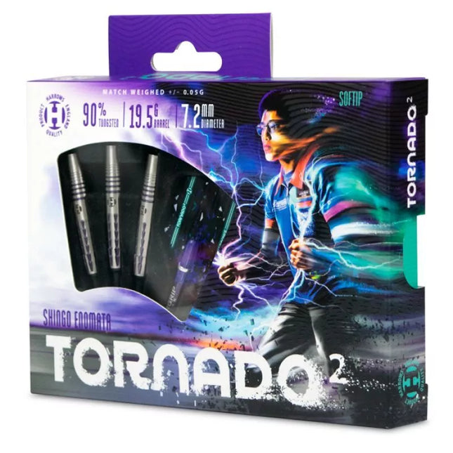 Harrows The Tornado 2 Dartai 90% Softip HS-TNK-000013351