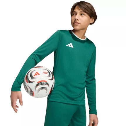 adidas Entrada 26 Long Sleeve Jersey for Kids Green KF5873