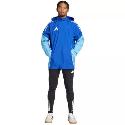Men's adidas Tiro 25 Competition All-Weather Jacket Blue JI8930