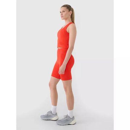 Women's quick-drying training crop top 4F 4FWSS25TFSLF413-62S