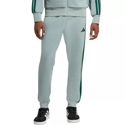 Vyriškos adidas Essentials 3 juostelių flisinės kelnės Mėtinės KD4836