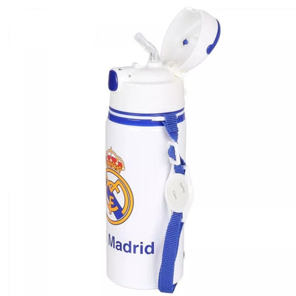 Real Madrid Aliumininis buteliukas su kandikliu ir dirželiu 600 ml RM00005
