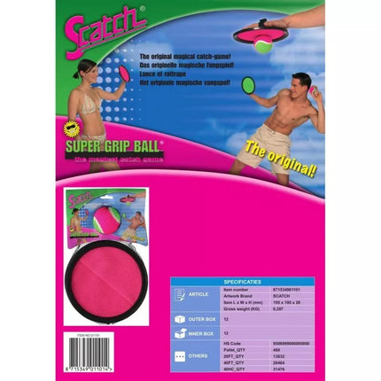 CATCH BALL SET DIAMETER 19.3 CM SCATCH