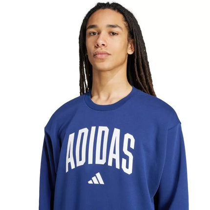 Vyriškas adidas Varsity stiliaus džemperis Mėlynas JM1734
