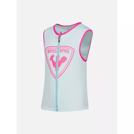 ROSSIGNOL FLEXVENT VEST KIDS AQUA blue children's ski protector