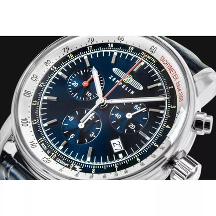 Men's Watch ZEPPELIN LZ14 Marine Chronograph 8888-3 + BOX
