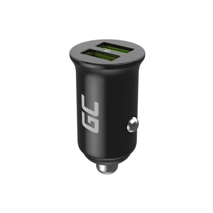 GREEN CELL CAR CHARGER GC POWERRIDE NANO36 36W 6A 2X USB-A