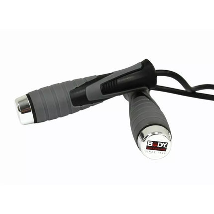 Šokinėjimo virvė su 2 x 100g svoriais BK 256