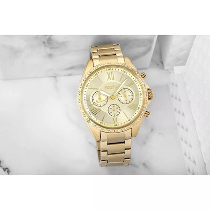 FOSSIL Modern Courier Chronograph BQ3378 Women's Watch + BOX