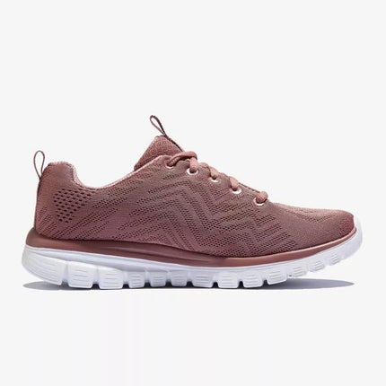 Skechers Graceful Get Connected Pink Women's Sneakers (12615-MVE)
