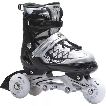 ROLLER SKATES-ROLLER SKATES-ICE SKATING 4IN1 ENERO PRO LED 30-33 GRAY