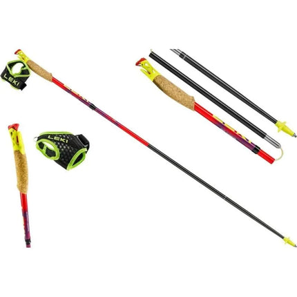 LEKI TRL ULTRATRAIL FX ONE trekking poles, 115cm red