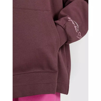 Oversized sweatshirt with hood, unzipped, for girls, 4F 4FJRAW25TSWSF2429-51S