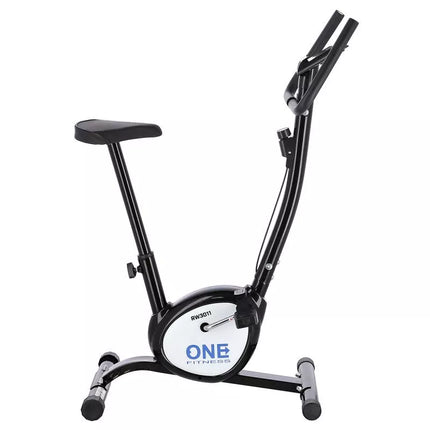 One Fitness RW3011 black mechanical bike