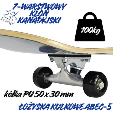 LION BEST SPORTING WOODEN SKATEBOARD
