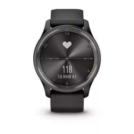 Garmin Vivomove Trend juodas sportinis laikrodis