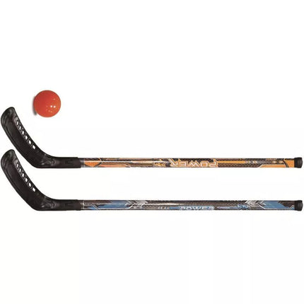 POWER STREET FLOORBALL SET 2 STICKS AND BALL