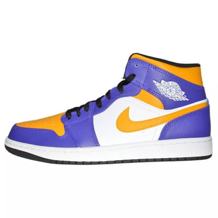 Air Jordan 1 MID Sneakers Los Angeles Lakers LA - DQ8426-517