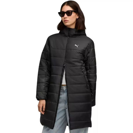 Puma ESS moteriška kimšta parka su gobtuvu, juoda 685232 01