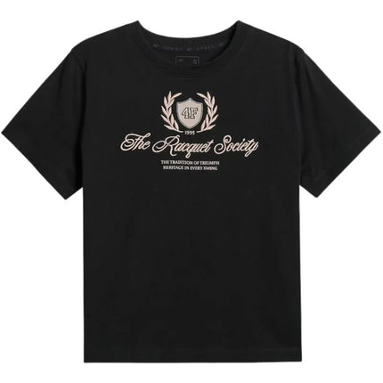 Women's T-shirt 4F F2738 deep black 4FWSS26TTSHF2738 20S