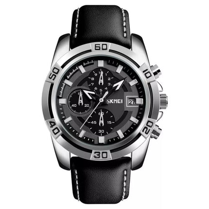 Men's Watch Skmei 9156SIBK + BOX