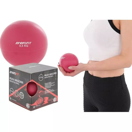 WEIGHT BALL WITH 0.5 KG WEIGHT PINK ENERO FIT
