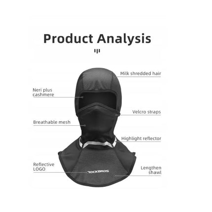 Rockbros balaclava/mask YPP024 black