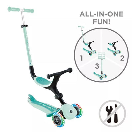 Paspirtukas su sėdyne GO•UP ACTIVE LIGHTS (744-206)